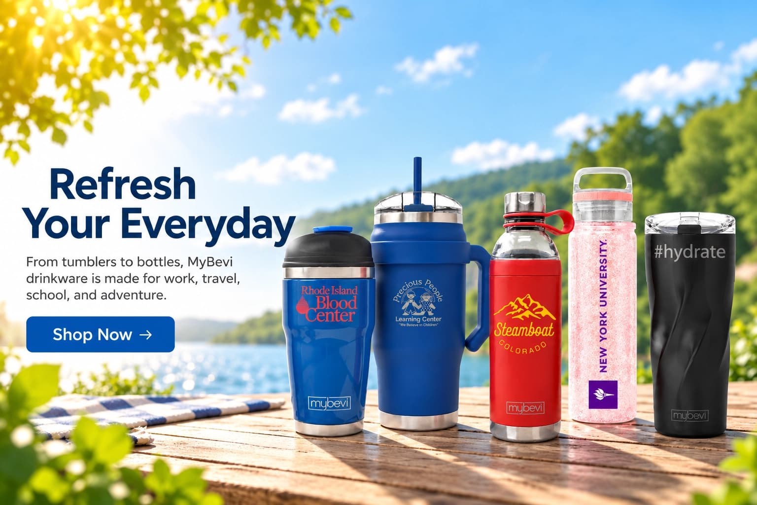 Lightweight Titanium Bottle