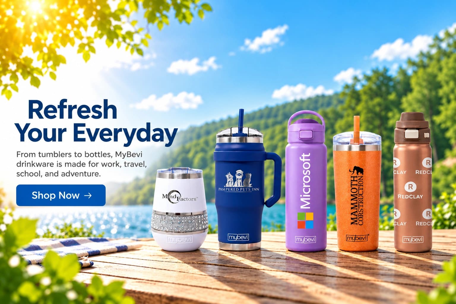 Lightweight Titanium Bottle